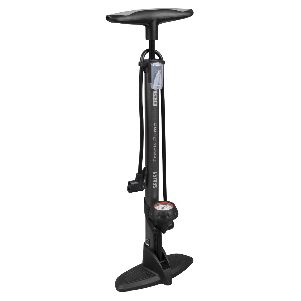 Sealey BC110 Track Pump with Dial Type Pressure Gauge