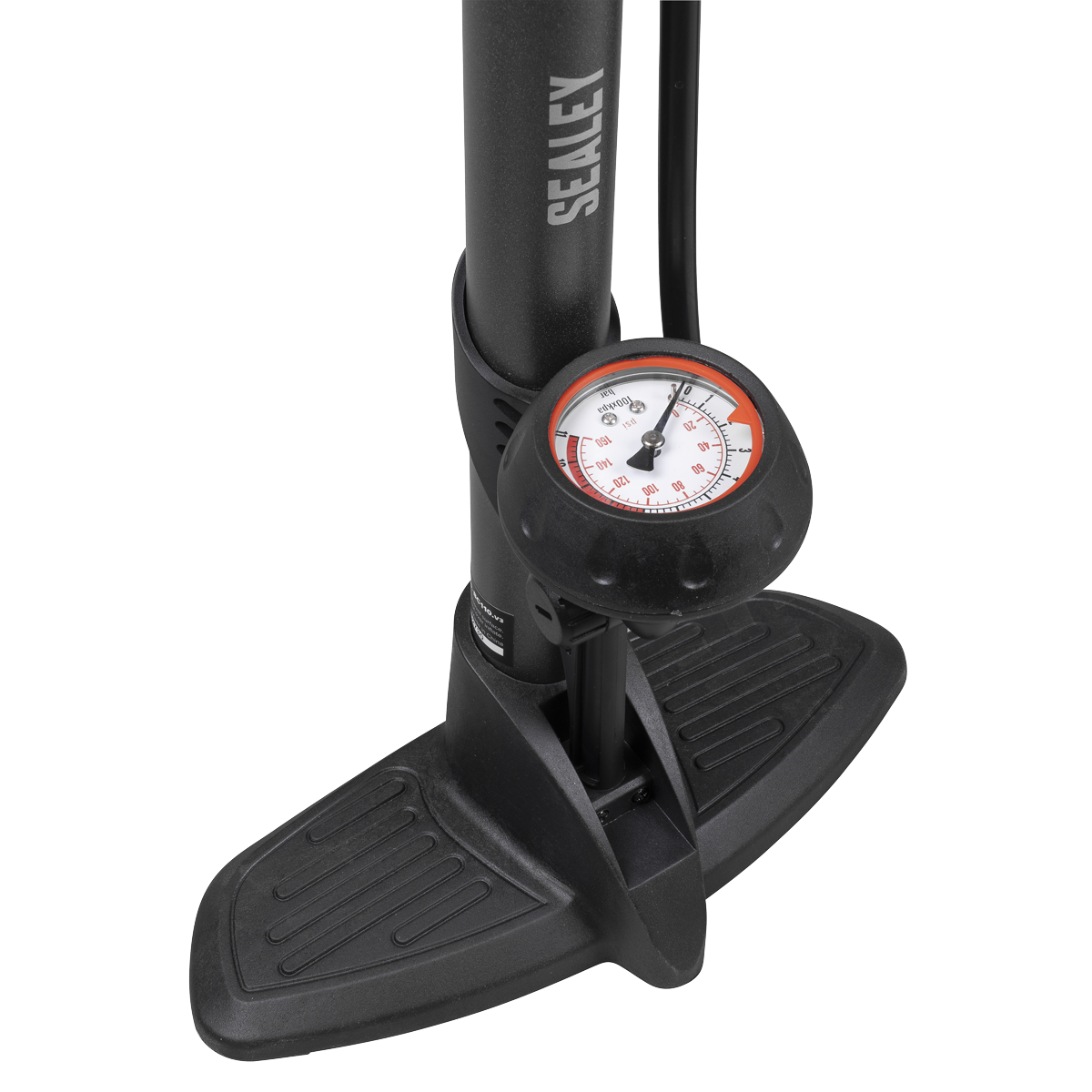 Sealey BC110 Track Pump with Dial Type Pressure Gauge