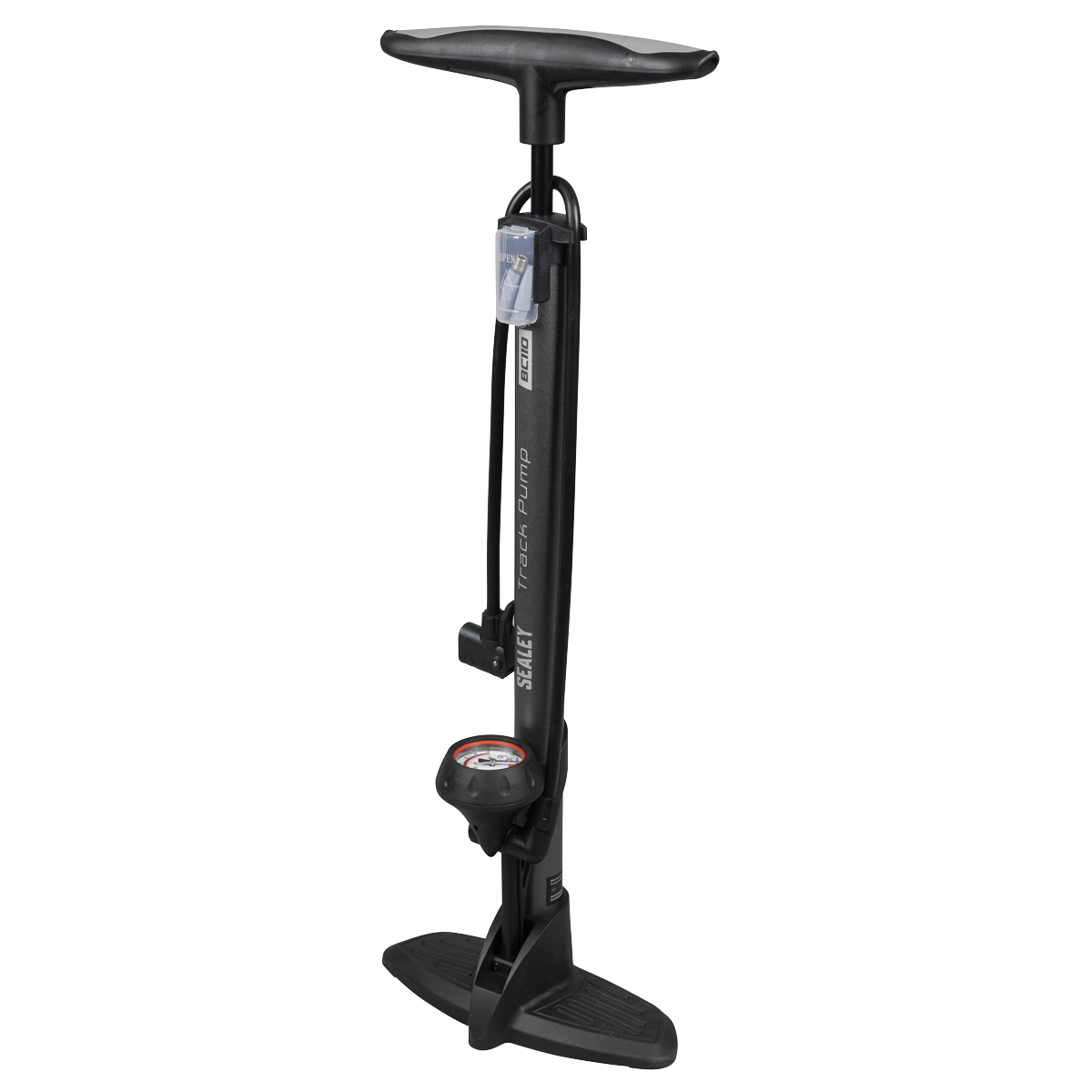 Sealey BC110 Track Pump with Dial Type Pressure Gauge