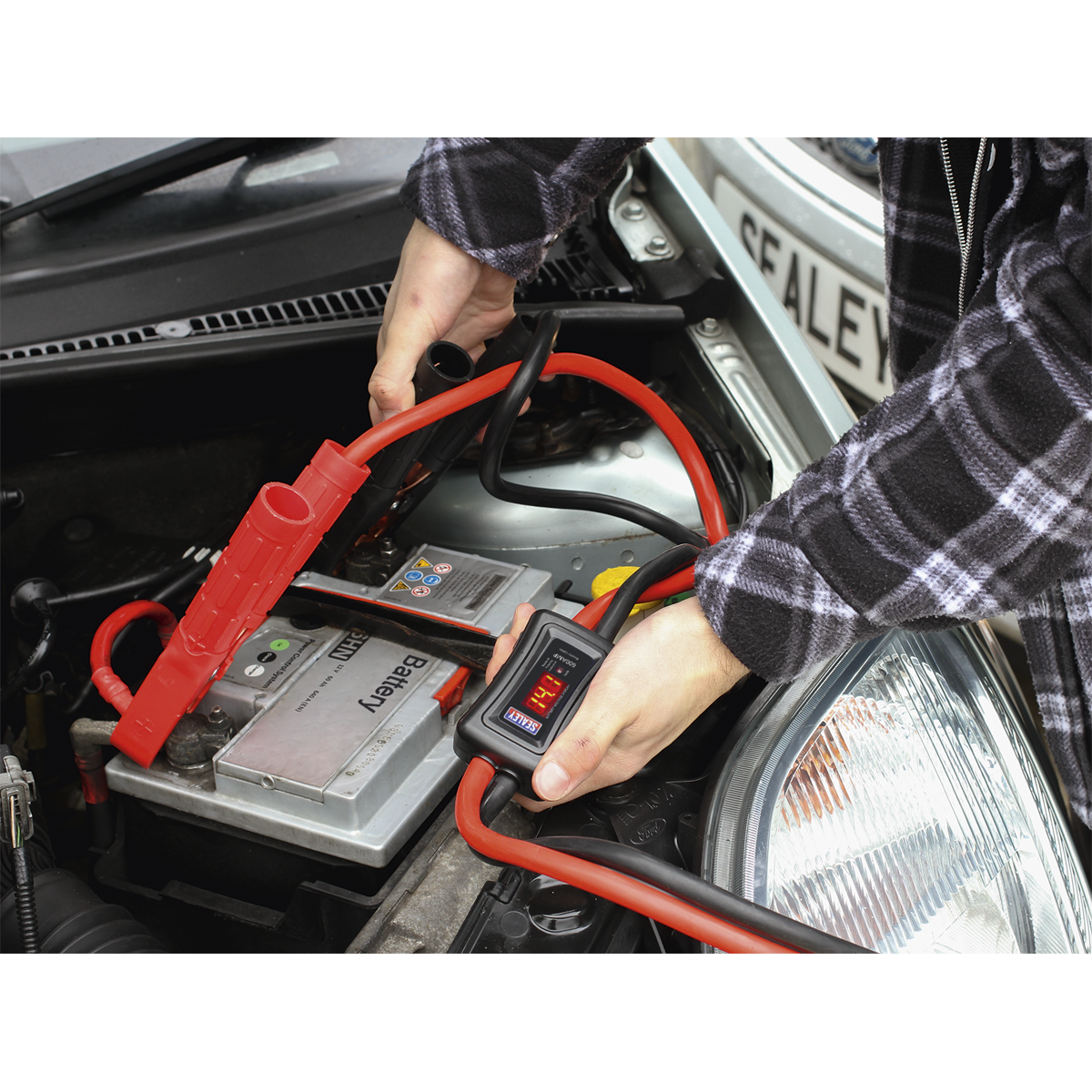 Sealey BC25635SR Booster Cables with Electronics Protection 25mm² x 3.5m 600A