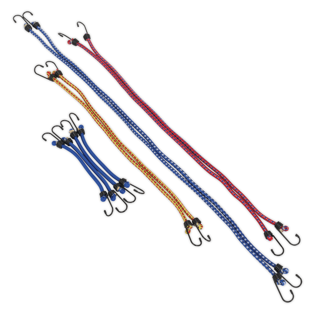 Sealey BCS10 Bungee Cord Set 10pc