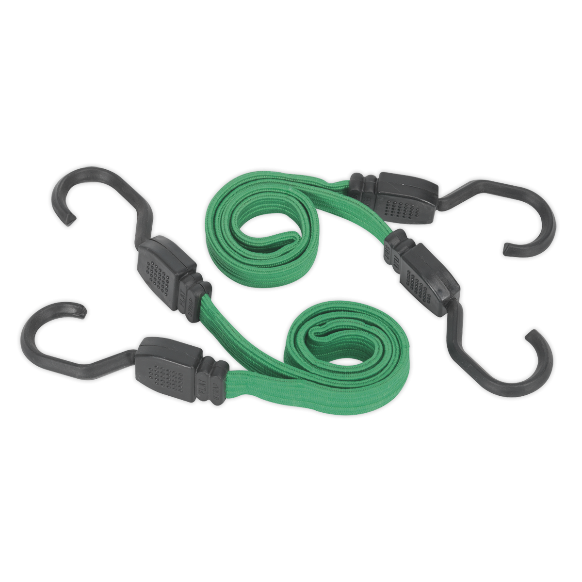 Sealey BCS16 Flat Bungee Cord Set 610mm 2pc