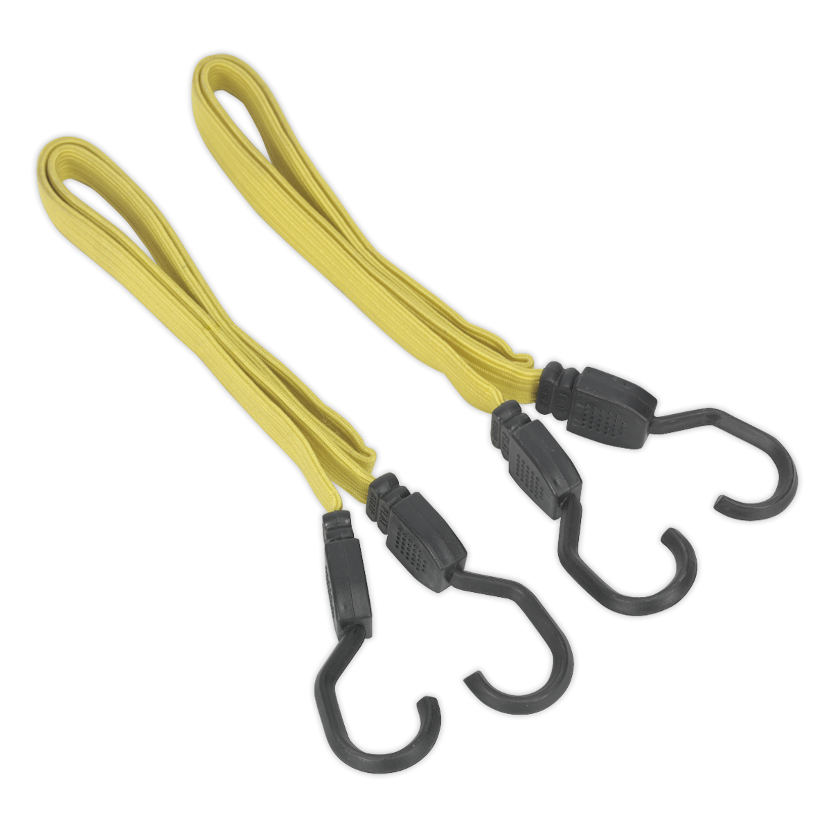 Sealey BCS18 Flat Bungee Cord Set 910mm 2pc