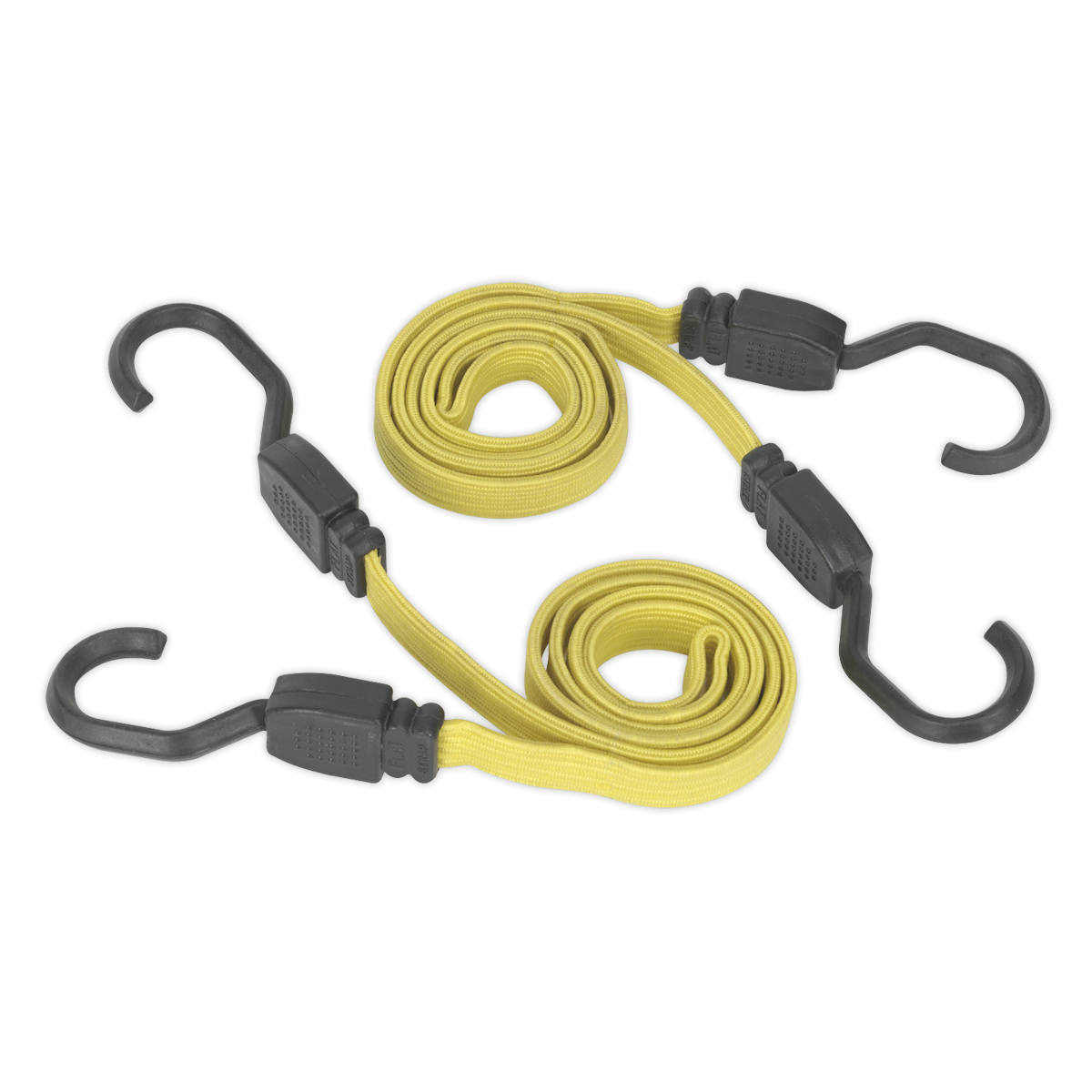 Sealey BCS18 Flat Bungee Cord Set 910mm 2pc