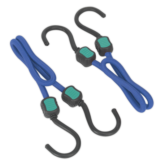 Sealey BCS19 Bungee Cord Set 460mm 2pc