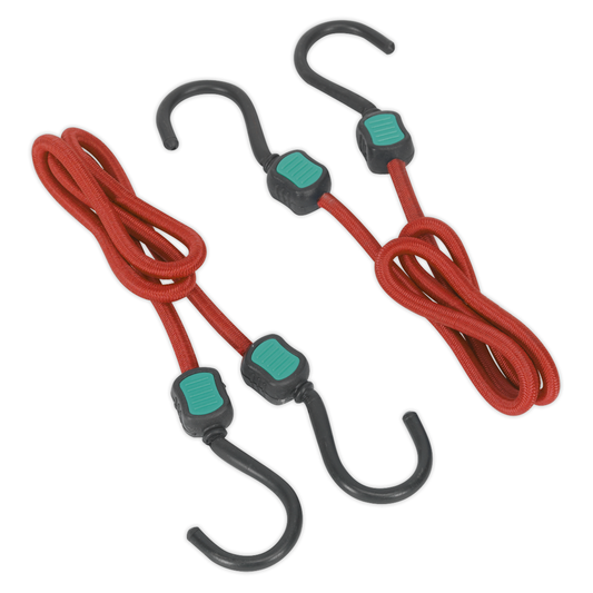 Sealey BCS22 Bungee Cord Set 760mm 2pc