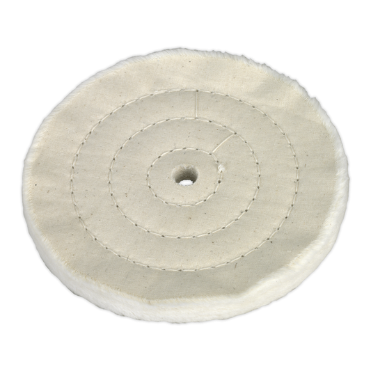 Sealey BG150BW 150 x 13mm Buffing Wheel 16mm Bore - Fine