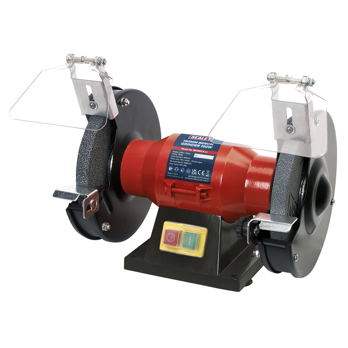 Sealey BG150CX 150mm Bench Grinder 150W/230V