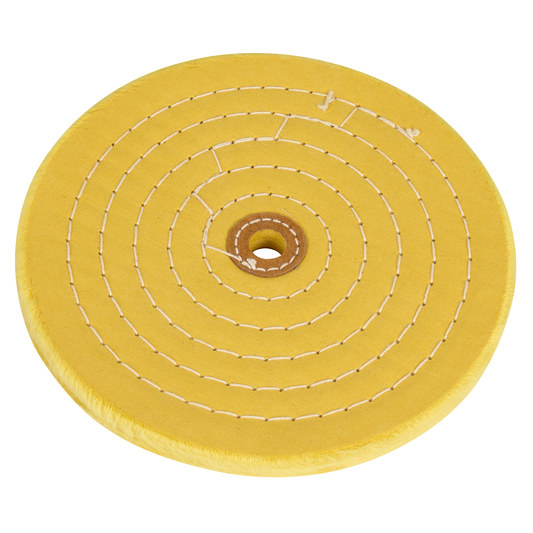 Sealey BG200BWC 200 x 16mm Buffing Wheel 16mm Bore - Coarse