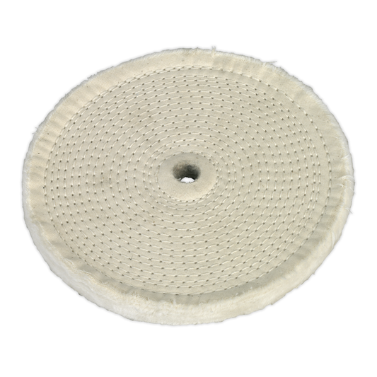 Sealey BG200BW 200 x 16mm Buffing Wheel 16mm Bore - Fine