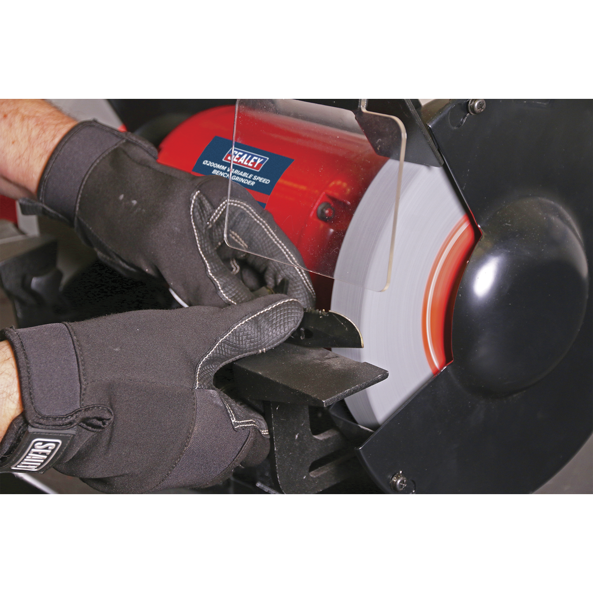 Sealey BG200WVS 200mm Bench Grinder with Variable Speed 550W/230V