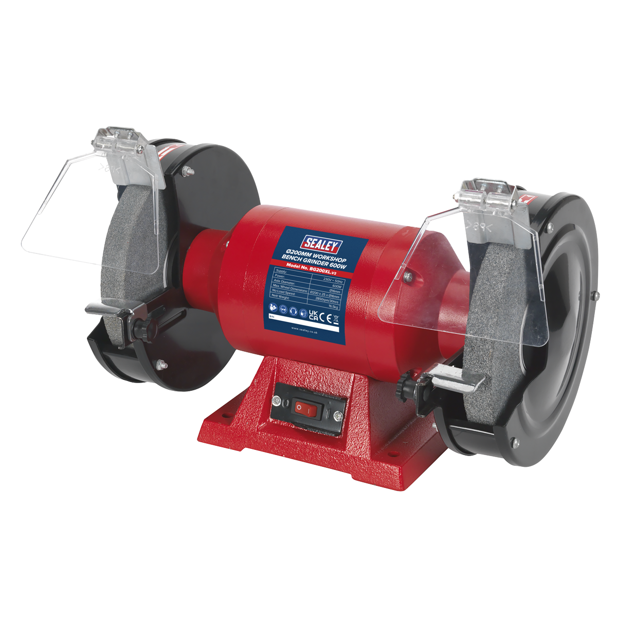 Sealey BG200XL 200mm Bench Grinder 600W/230V