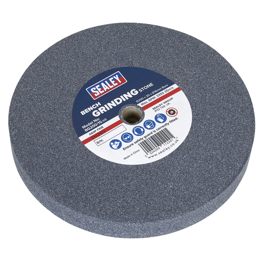 Sealey BG200/15 200 x 25mm Grinding Stone 16mm Bore - A60P Fine