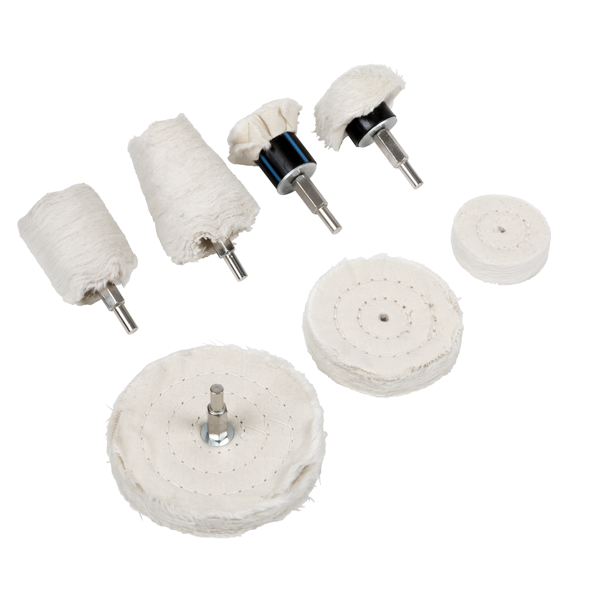 Sealey BGPW08 Polishing Wheel Set 8pc