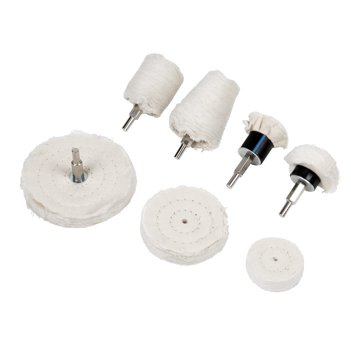 Sealey BGPW08 Polishing Wheel Set 8pc