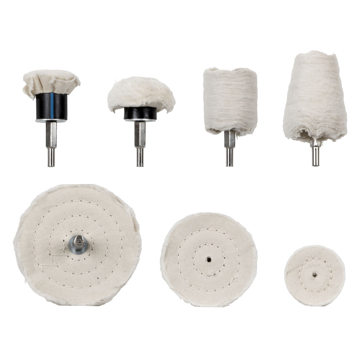 Sealey BGPW08 Polishing Wheel Set 8pc
