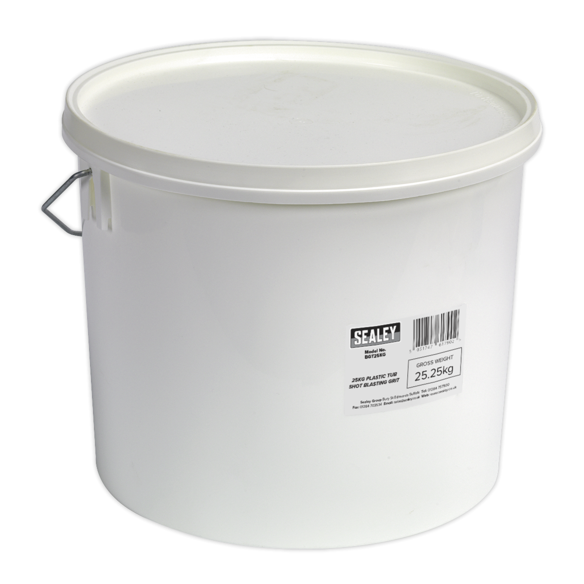 Sealey BGT25KG Shot Blasting Grit Tub 25kg