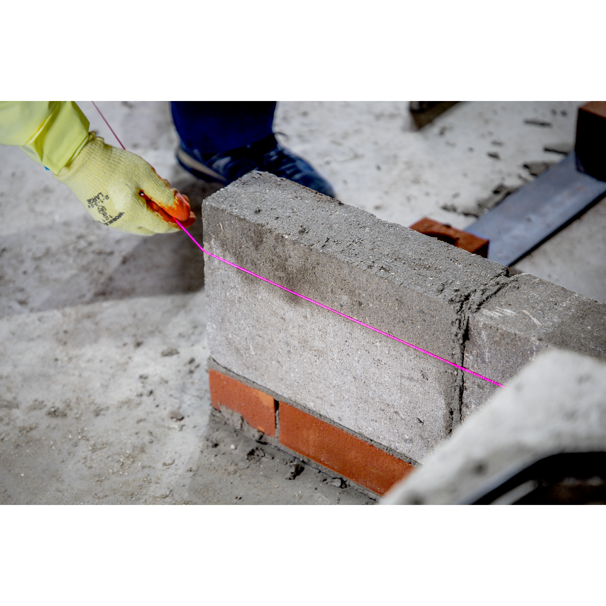 Sealey BLP1 Braided Nylon Brick Line 76m - Pink