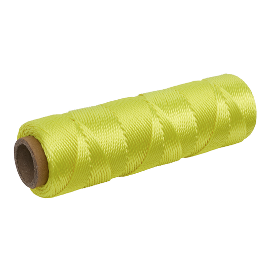 Sealey BLY1 Braided Nylon Brick Line 76m - Yellow