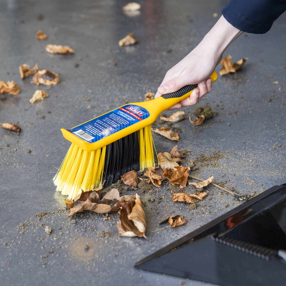 Sealey BM04HX Yard Dustpan & Brush Set