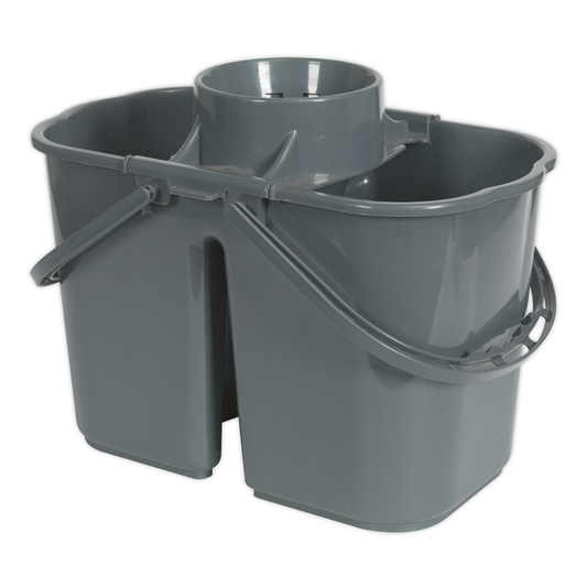 Sealey BM07 Mop Bucket 15L - 2 Compartment