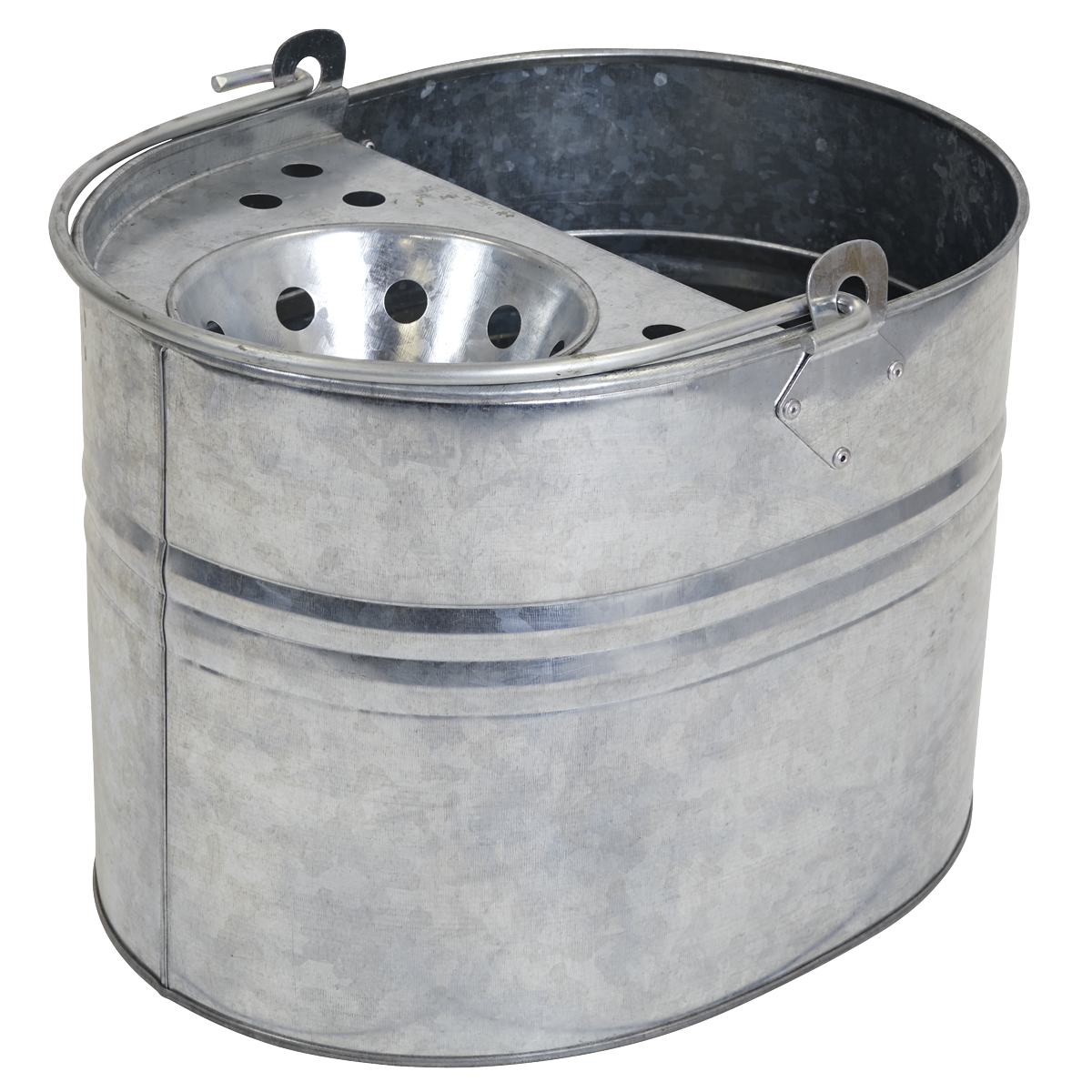 Sealey BM08 Mop Bucket 13L - Galvanized