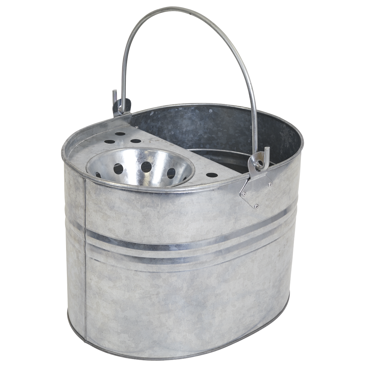 Sealey BM08 Mop Bucket 13L - Galvanized