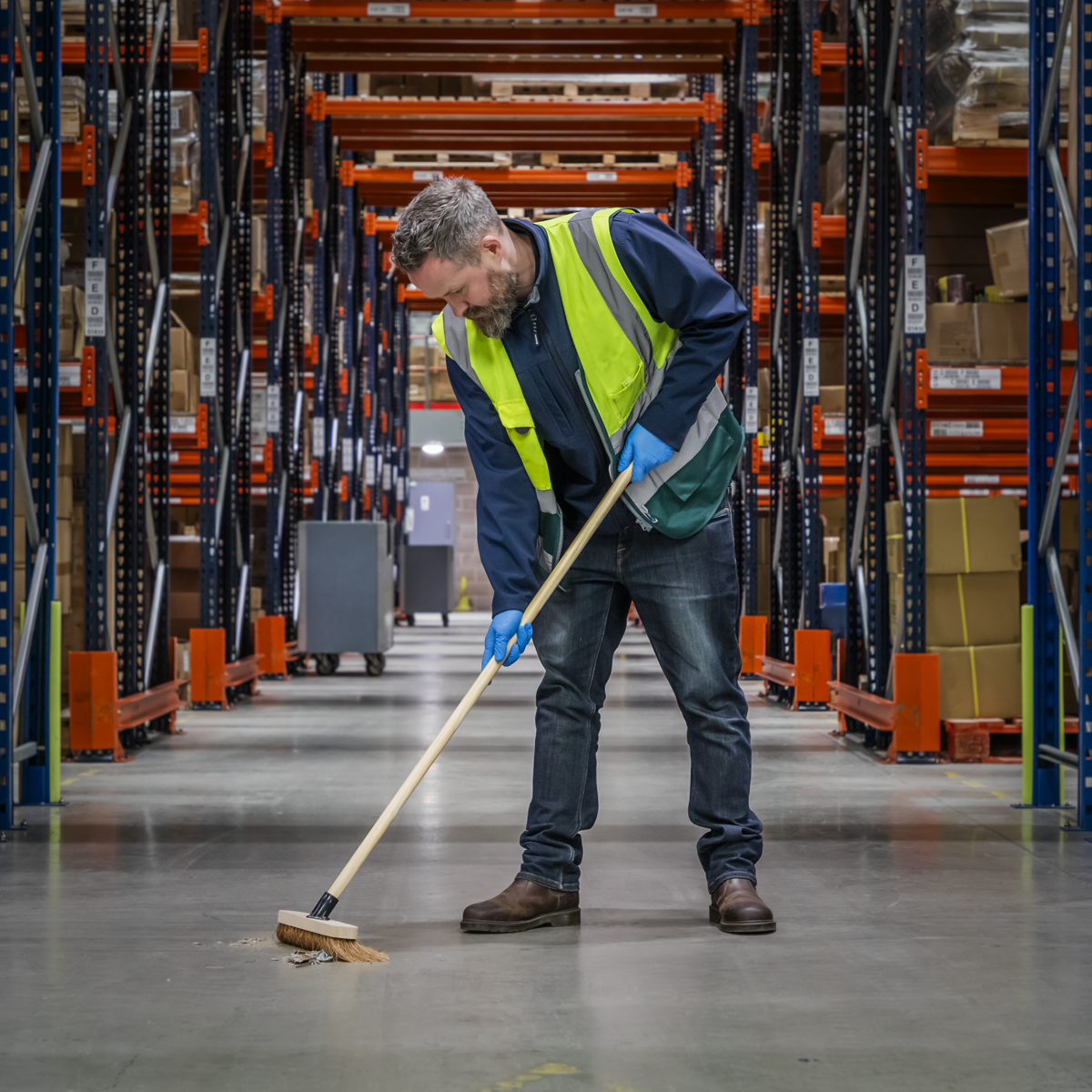 Sealey BM12S Soft Bristle Broom 12"(300mm)