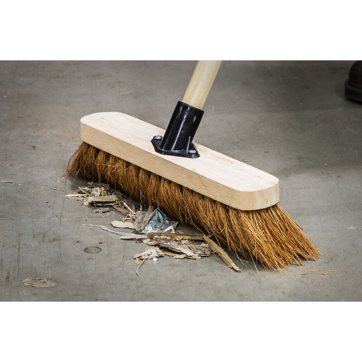 Sealey BM12S Soft Bristle Broom 12"(300mm)