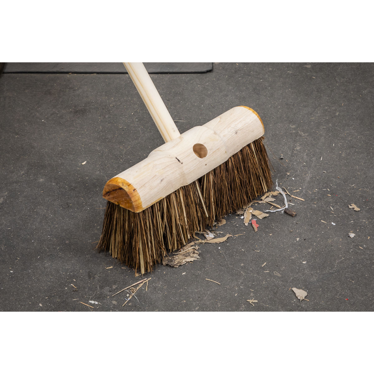Sealey BM13HX Stiff/Hard Bristle Broom 13"(325mm)