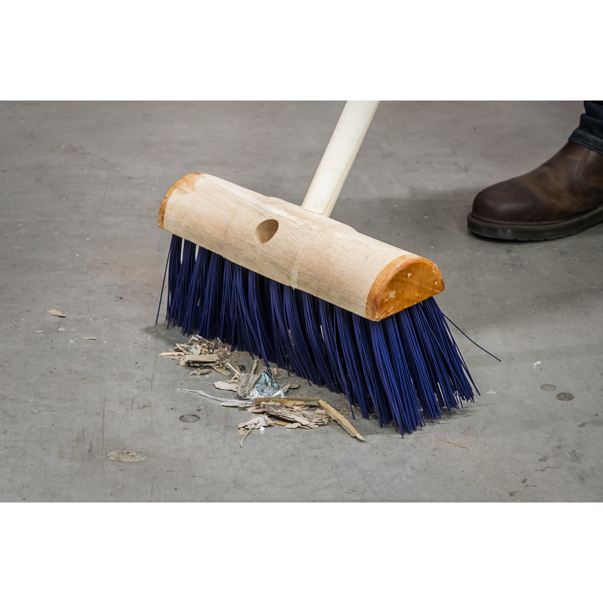 Sealey BM13H Stiff/Hard Bristle Yard Broom 13"(325mm)
