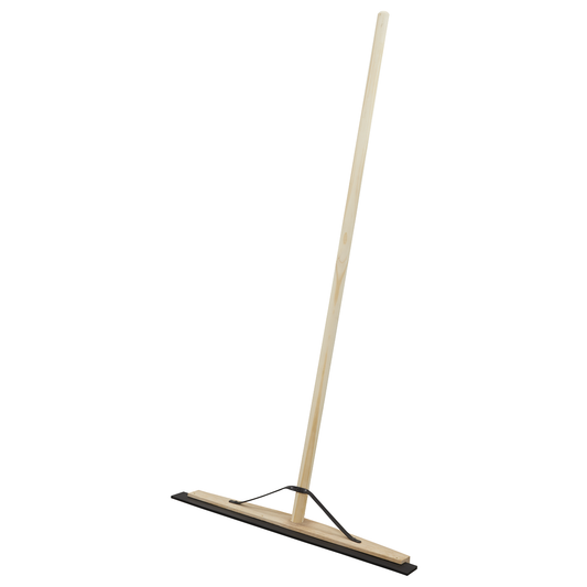 Sealey BM24RS Rubber Floor Squeegee with Wooden Handle 24"(600mm)