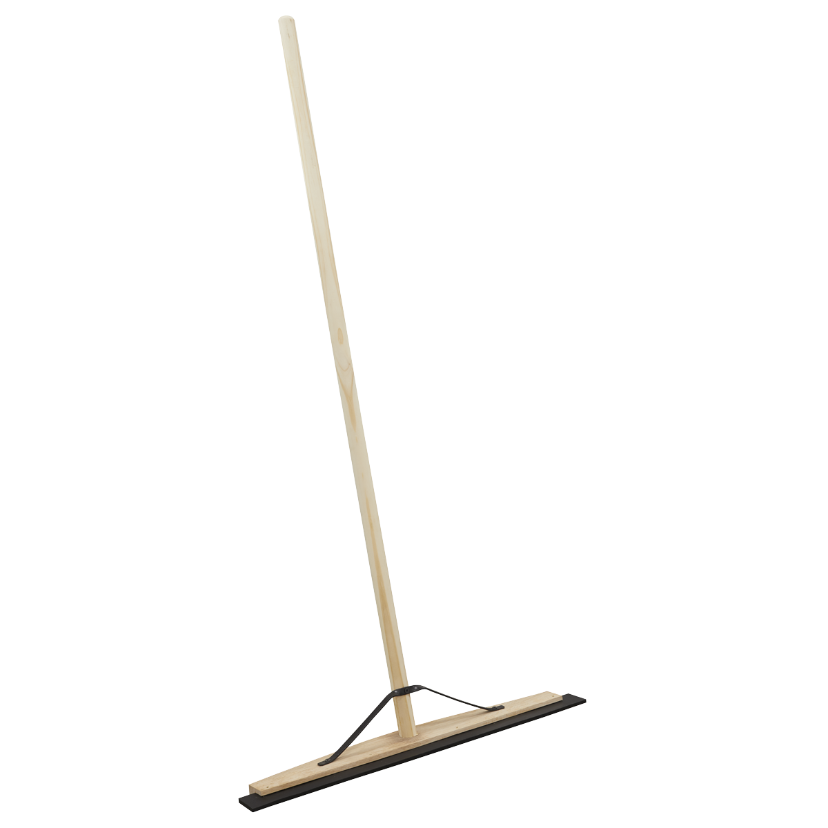 Sealey BM24RS Rubber Floor Squeegee with Wooden Handle 24"(600mm)