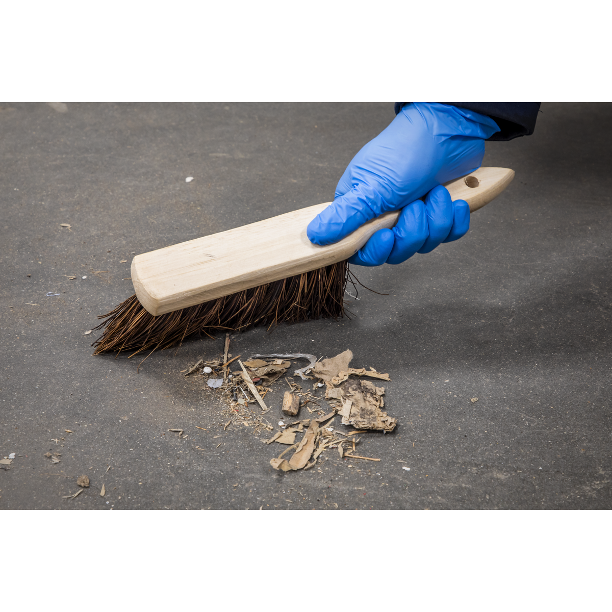 Sealey BM25H Hard Bristle Hand Brush 11"(280mm)
