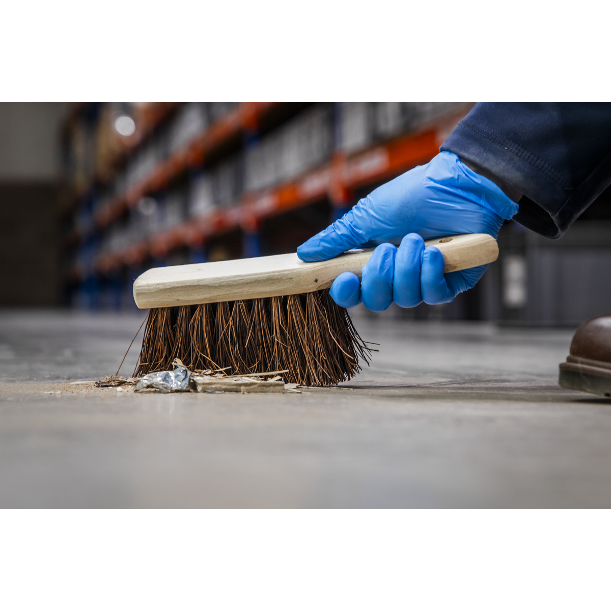 Sealey BM25H Hard Bristle Hand Brush 11"(280mm)