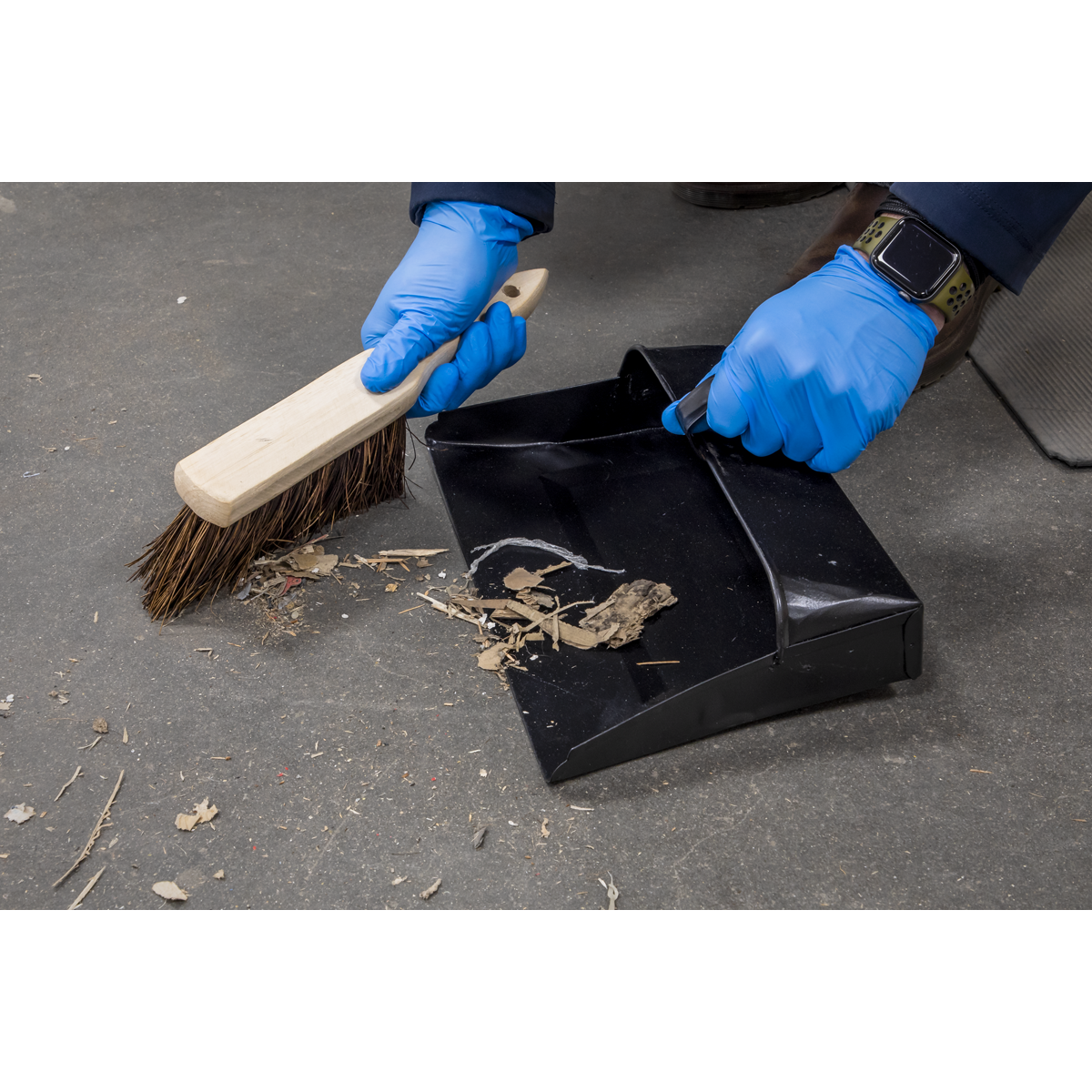 Sealey BM25H Hard Bristle Hand Brush 11"(280mm)