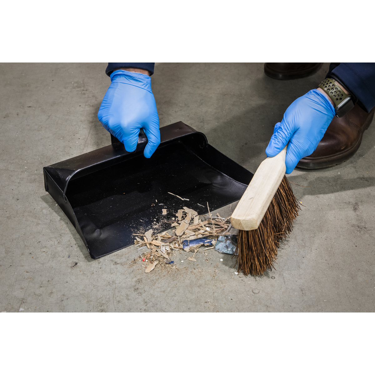 Sealey BM25H Hard Bristle Hand Brush 11"(280mm)