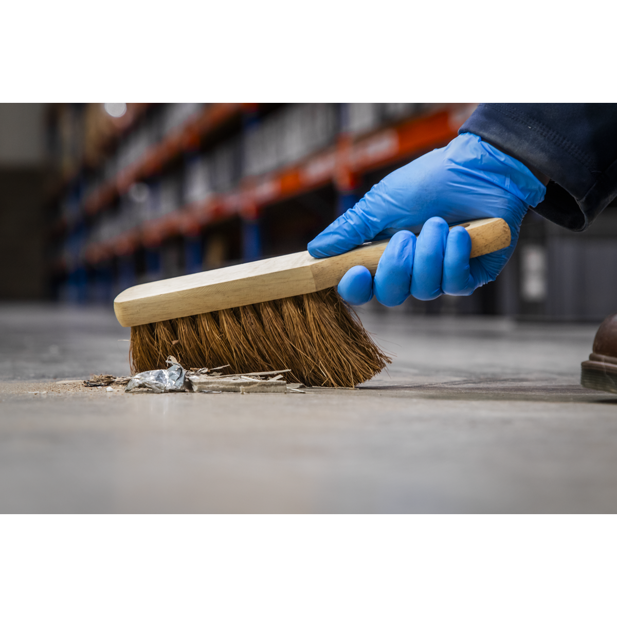 Sealey BM25S Soft Bristle Hand Brush 11"(280mm)