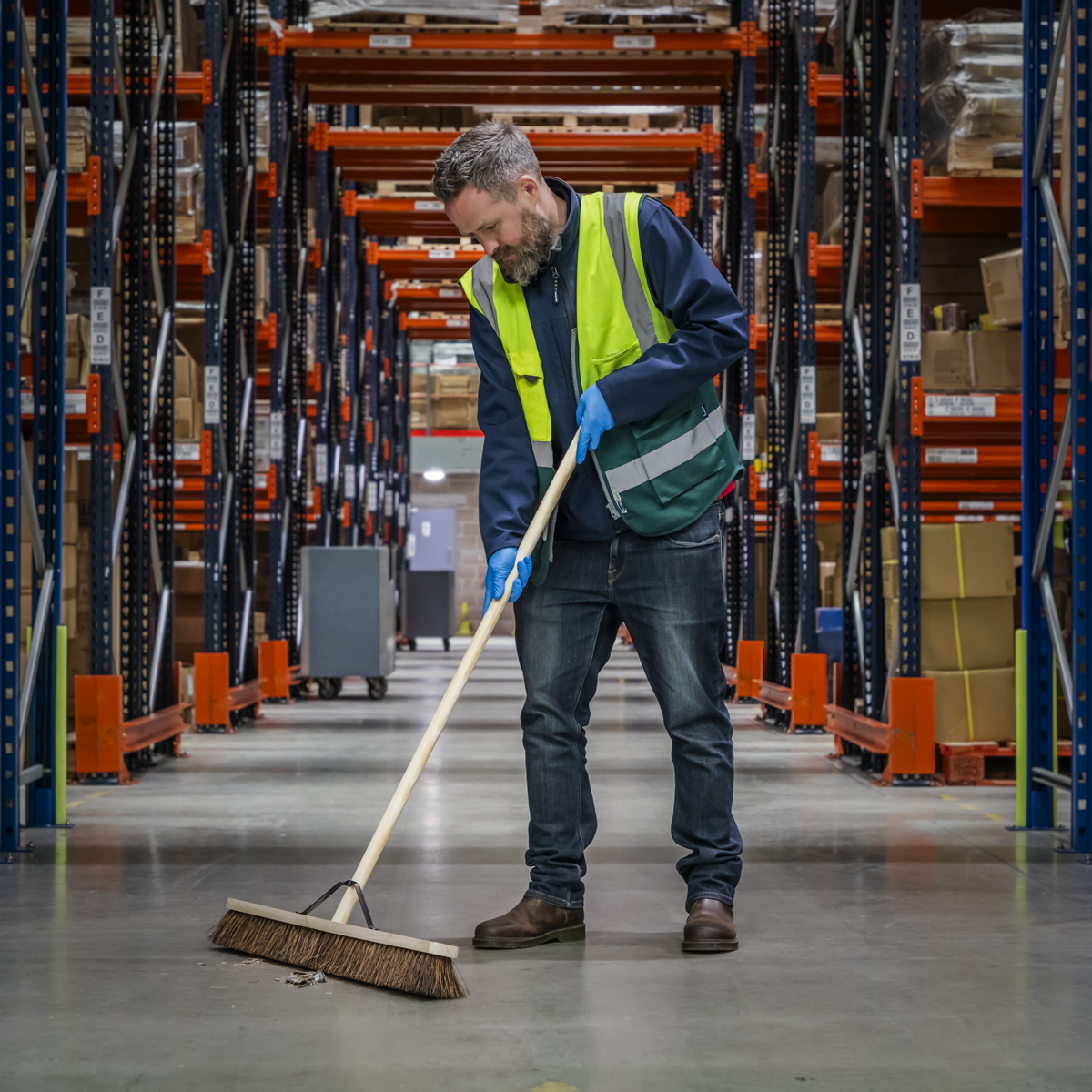 Sealey BM36H Stiff/Hard Bristle Broom 36"(900mm)