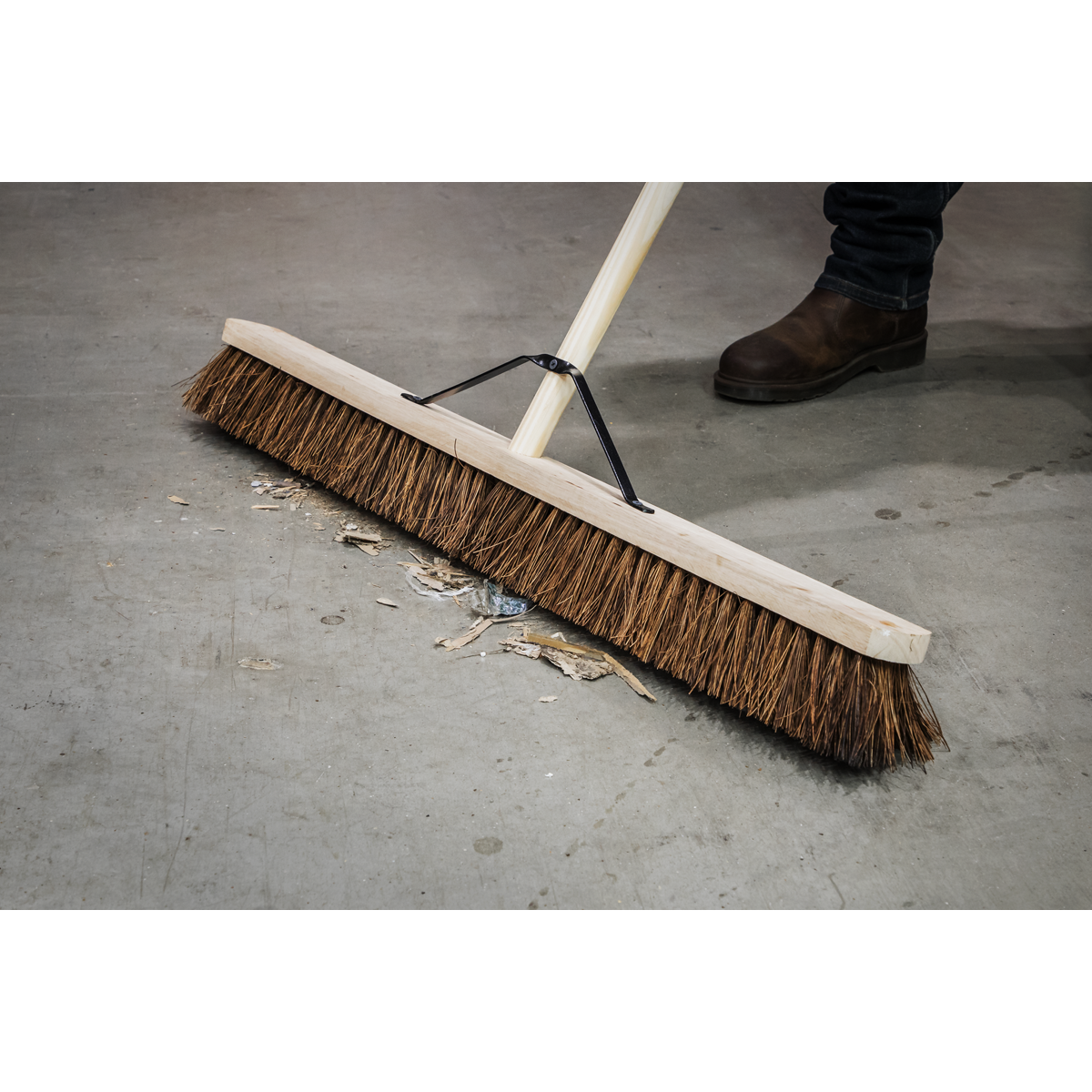 Sealey BM36H Stiff/Hard Bristle Broom 36"(900mm)