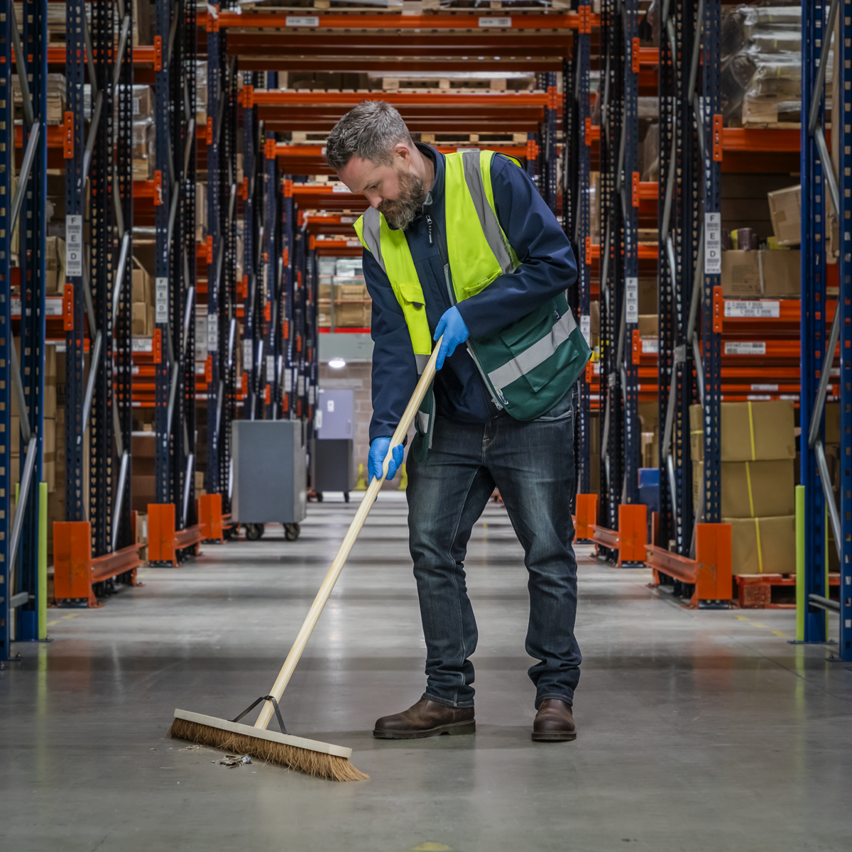 Sealey BM36S Soft Bristle Broom 36"(900mm)