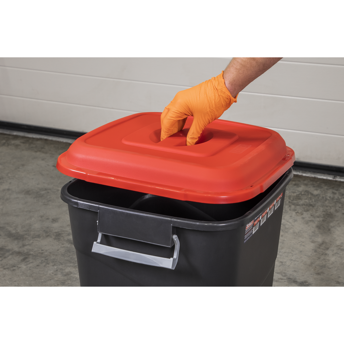 Sealey BM50R Refuse/Storage Bin 50L - Red