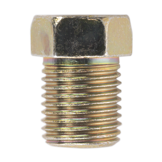 Sealey BN10100FT Brake Pipe Nut Full Thread Male M10 x 1mm - Pack of 25