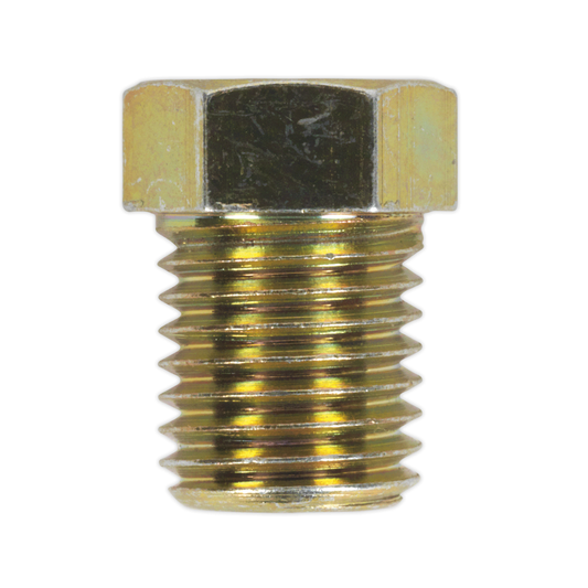 Sealey BN10125SM Brake Pipe Nut Short Male M10 x 1.25mm - Pack of 25