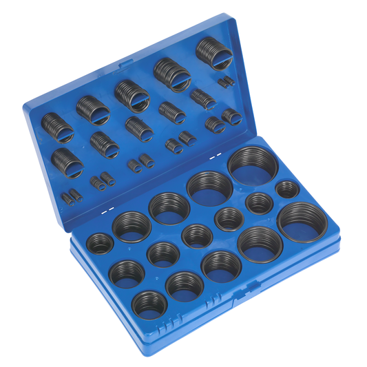 Sealey BOR407 Imperial Rubber O-Ring Assortment 407pc