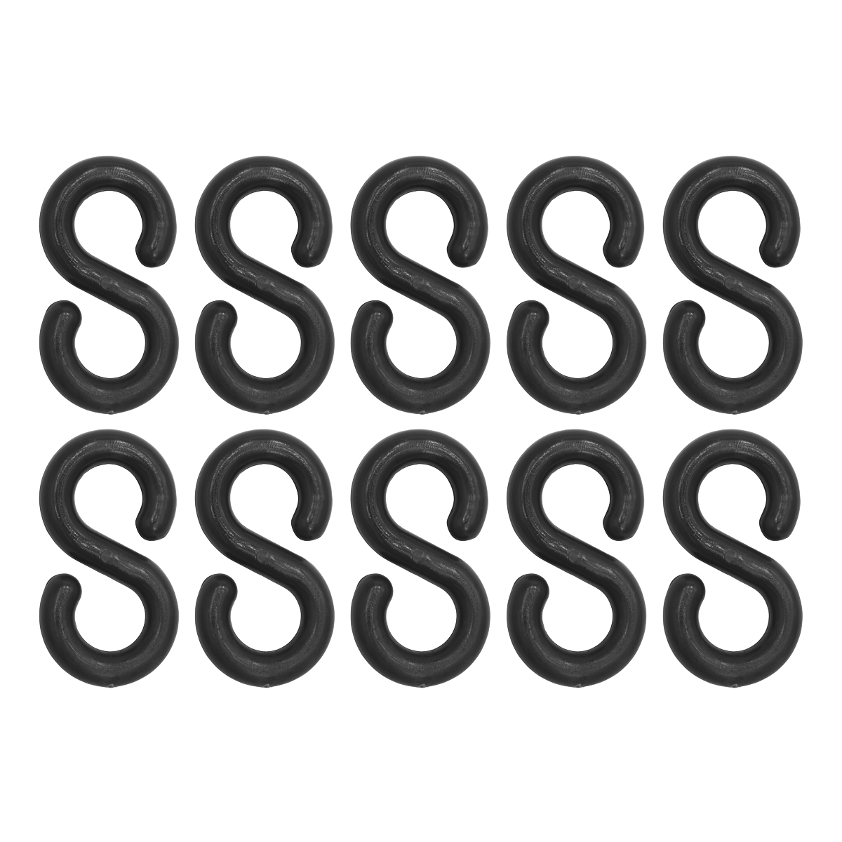 Sealey BSH10 Plastic Chain S-Hook - Pack of 10
