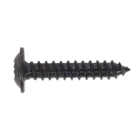 Sealey BST3519 Self-Tapping Pozi Flanged Head Screw 3.5 x 19mm, Black - Pack of 100