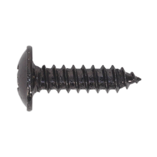 Sealey BST4216 Self-Tapping Pozi Flanged Head Screw 4.2 x 16mm, Black - Pack of 100