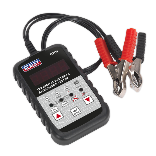 Sealey BT01 Digital Battery & Alternator Tester 12V