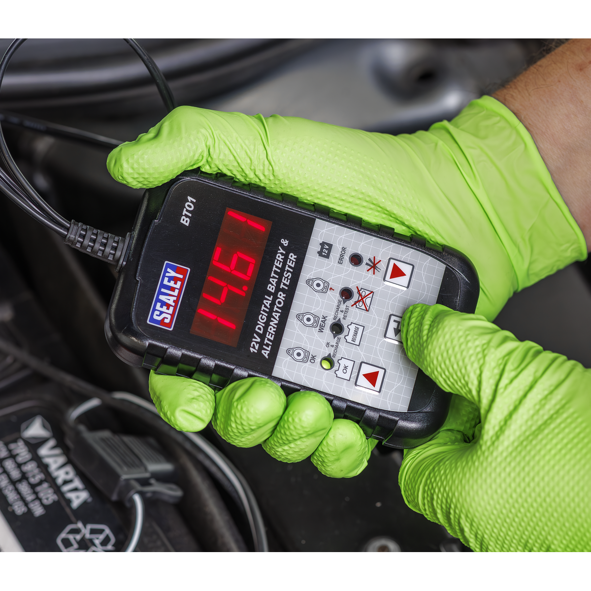 Sealey BT01 Digital Battery & Alternator Tester 12V